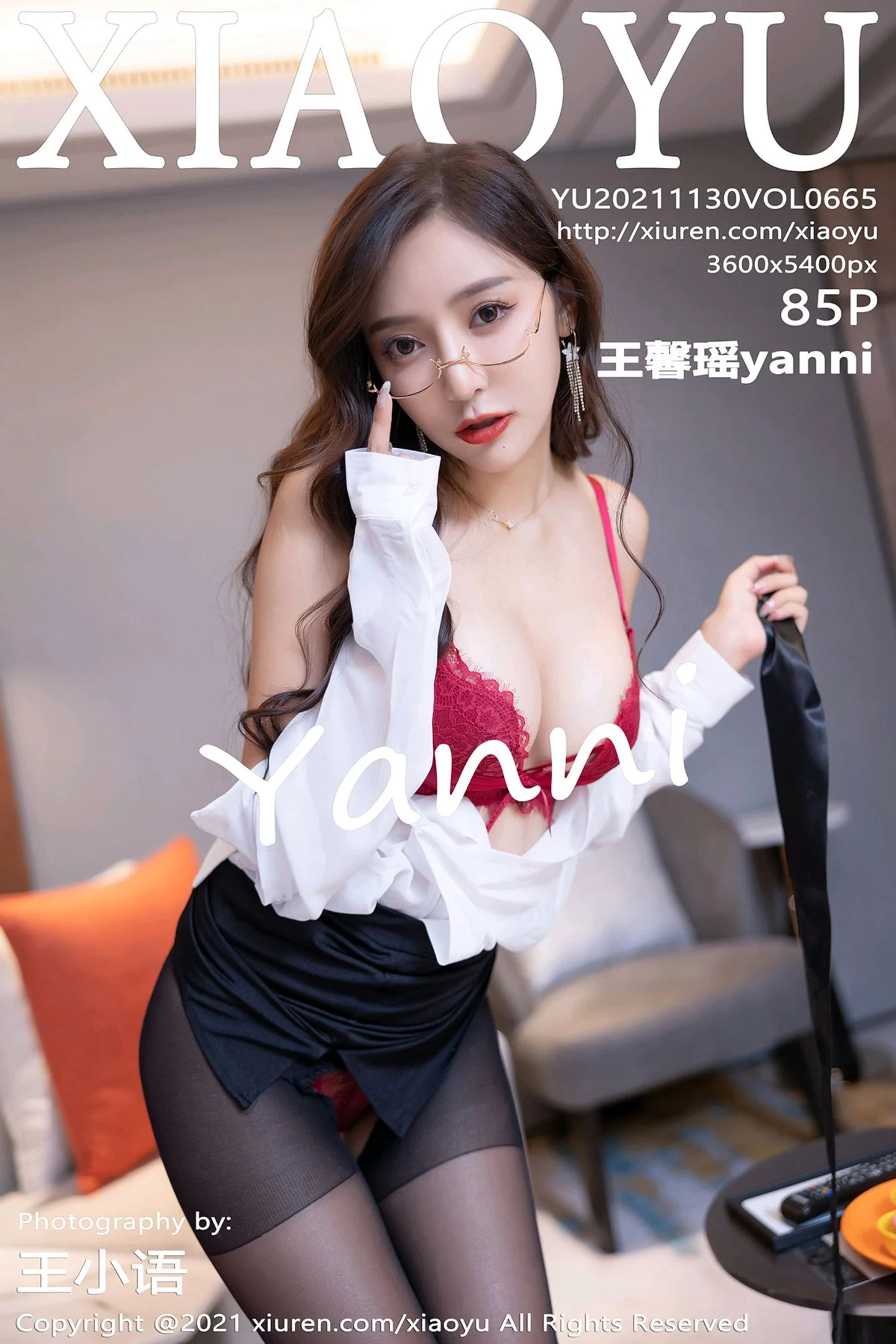 [XiaoYu画语界]Vol.665_女神王馨瑶yanni白衬衫黑短裙职业装配开档黑丝秀翘臀诱惑写真68P-秀人网 - XiuRen.Xyz